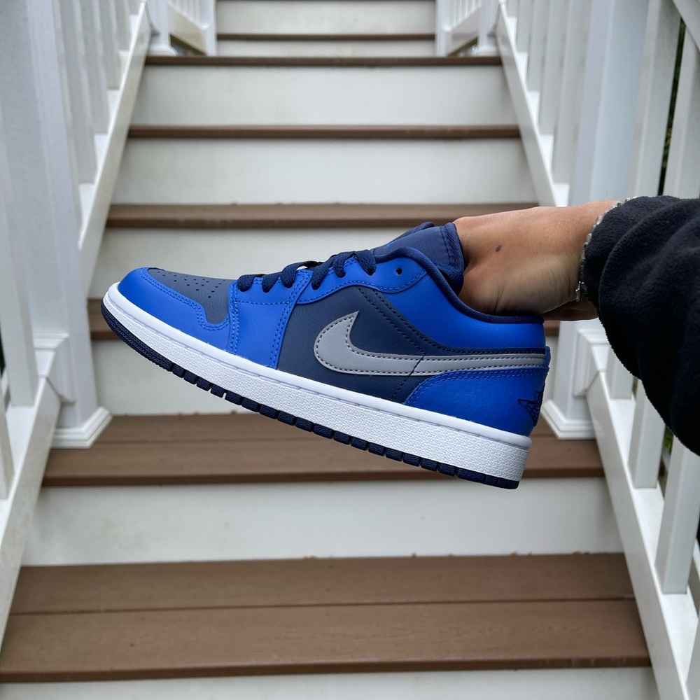 AIR JORDAN 1 LOW ‘BLUE VOID’. BRAND NEW, UNWORN. SZ 6 W. SAME DAY SHIP.